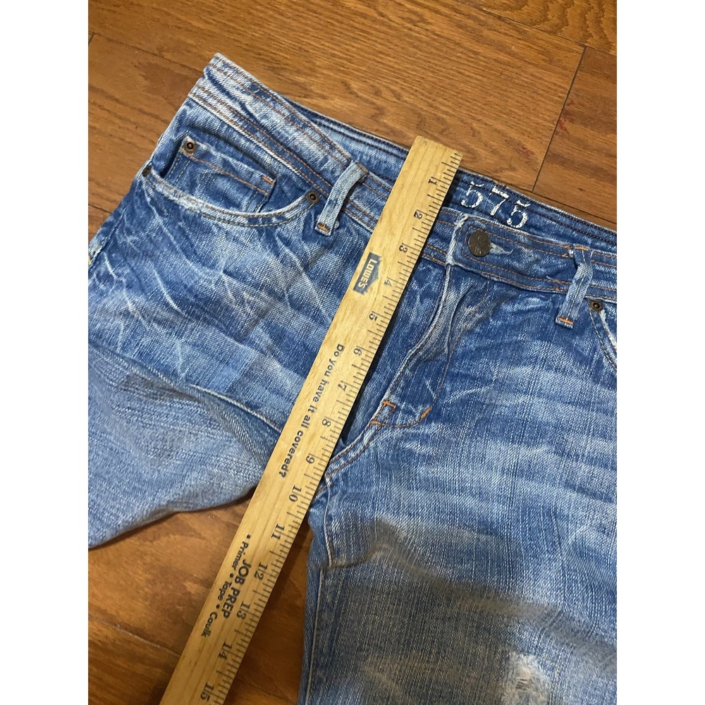 575 Denim Jeans Los Angeles Womens 31 (34x35) 575 LA Frank Mechaly - Picture 7 of 11